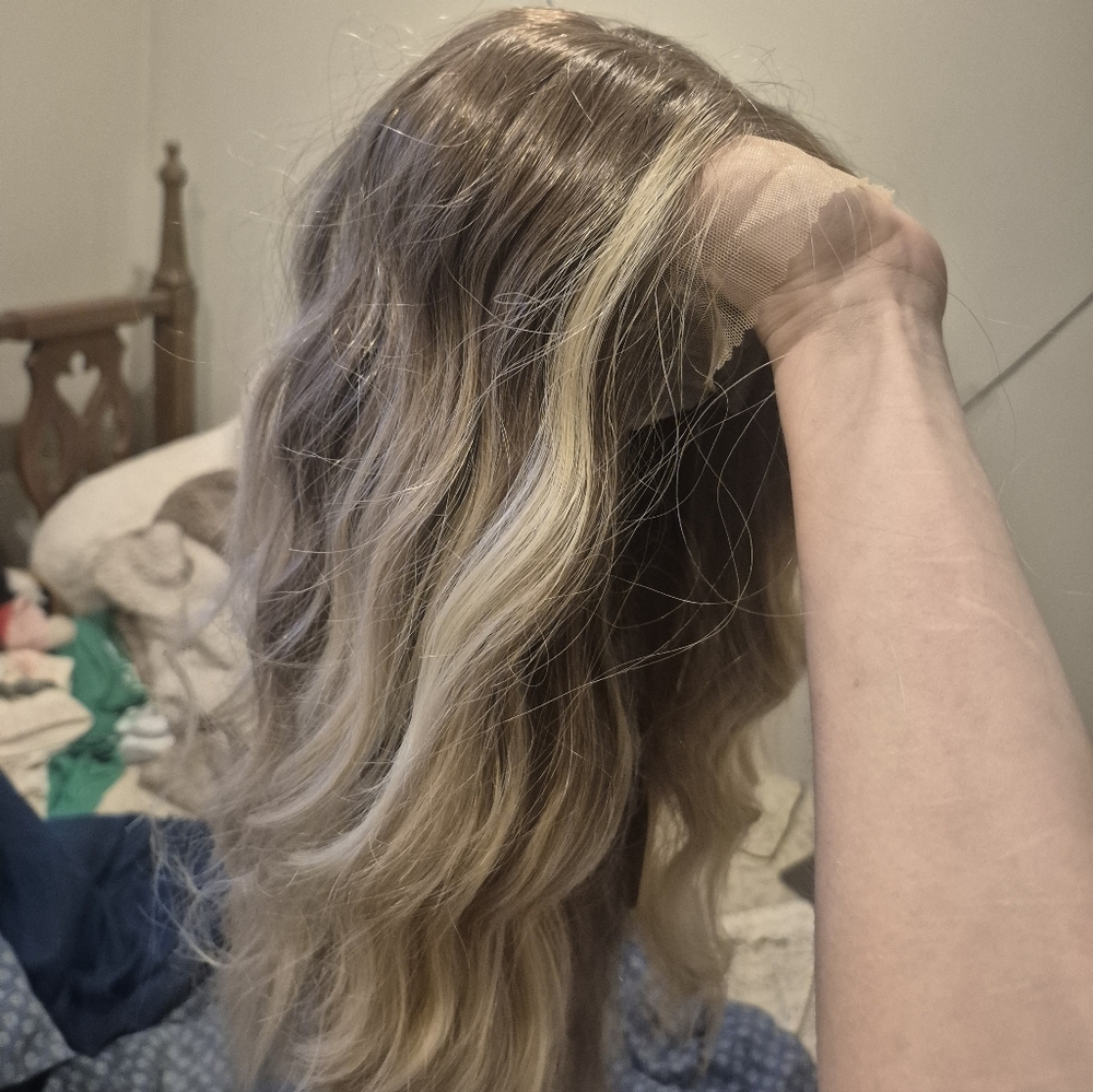 Stylish Blonde Ombre Wig